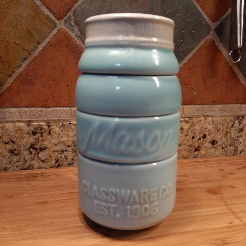 Mason Jar Ceramic Measuring cups